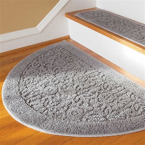 Rowan Embossed Washable Area Rug Half Round Round Carpets Washable