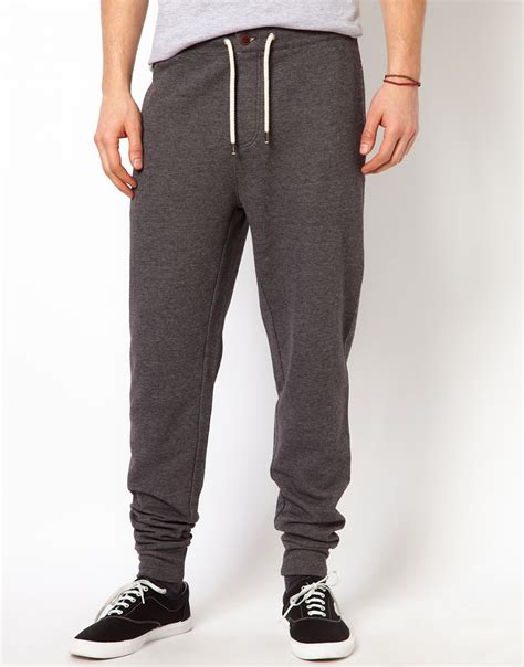 Lyst Asos Skinny Sweatpants In Gray For Men