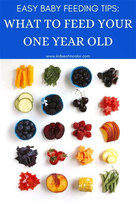 Easy Feeding Guide: What One-Year-Olds Eat - Kids Eat in Color