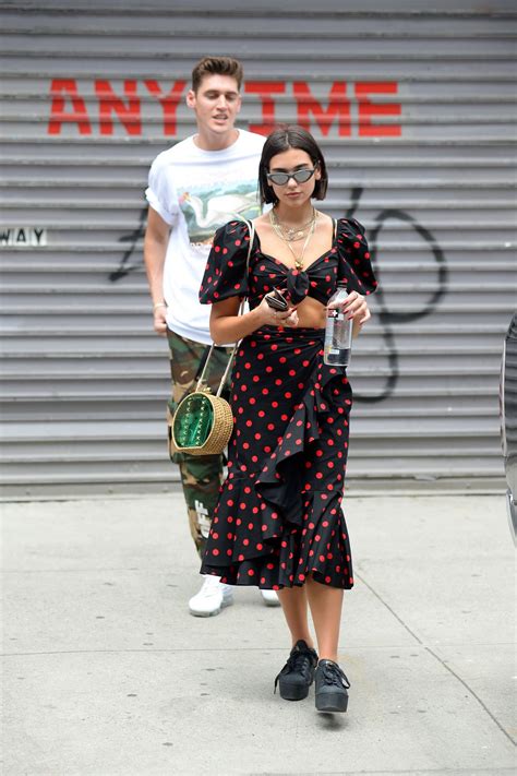 Dua Lipa With Her Boyfriend Isaac Carew In New York 06182018 • Celebmafia