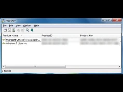 Tutorial Microsoft Windows Product Keys Auslesen Youtube