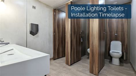 Timelapse Of Poole Lighting Office Toilet Refurbishment Youtube