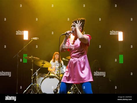Bikini Kill Performing At The Brixton Academy In South London Stock