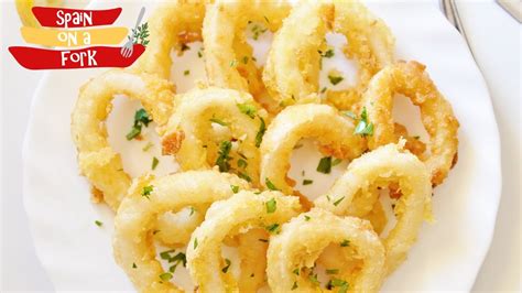 Easy To Make Fried Calamari Fried Squid Rings Spanish Tapas YouTube