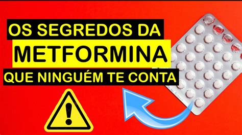 Segredos Da Metformina Que Ningu M Te Conta Glifage Youtube