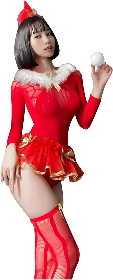 Amazon Zzalalana Christmas Lingerie For Women Naughty Plus Size Sexy Santa Elf Costume