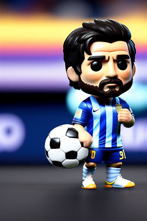 Lexica Full Body D Render Of Funko Pop Lionel Messi With Argentina