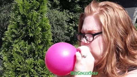 BBW Ginger Balloon POP Compilation Hot Ginger Snap Clips Sale