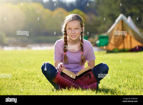 Books Are Better Than Anything A Teenage Girl Relaxing With A Book On