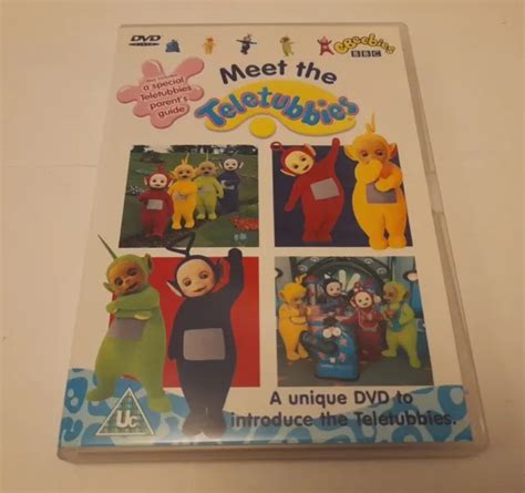Meet The Teletubbies Cbeebies Bbc Uk R2 Dvd Inc Parents Guide Vgc £9