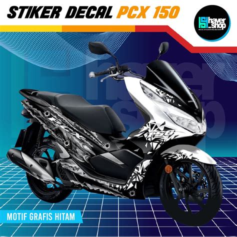 Jual Stiker Untuk Motor Sticker Tempel Decal Honda Pcx Motif Grapis