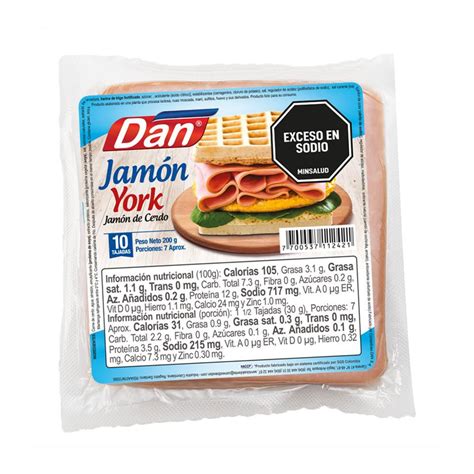 Jamon York Dan 200 Gr