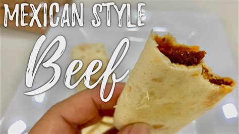 Mexican Style Seasoned Beef Tortilla Wrap Mre Review Youtube