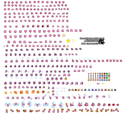 Kirby And The Amazing Mirror Sprites