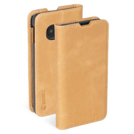Krusell Sunne Samsung Galaxy S E Folio Card Wallet Case Nude