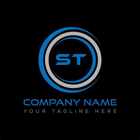 ST letter logo creative design. ST unique design. 21338854 Vector Art ...