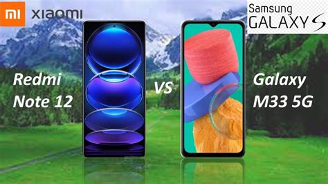 Redmi Note 12 Vs Galaxy M33 5g Youtube