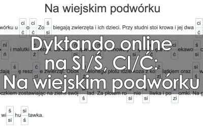 Dyktanda Online Do Pobrania I Ods Uchu Na Si Ci Na Zmi Kczenia