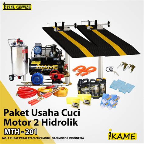 Paket Alat Usaha Cuci Motor Hidrolik Mth Ikame The Best Equipment