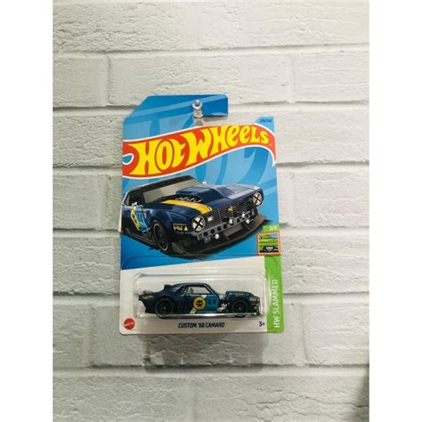 Hot Wheels 常規定制 Camaro 藍色 蝦皮購物