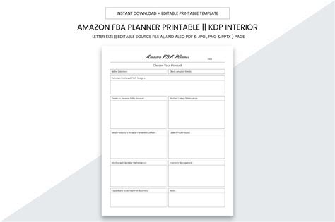 Planner For Amazon Fba Vintage