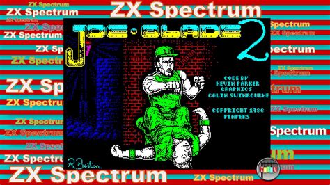 Sinclair ZX Spectrum игра Joe Blade II прохождение игры ZX Spectrum