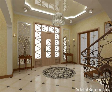 Плитка у входной двери: варианты укладки, советы, фото