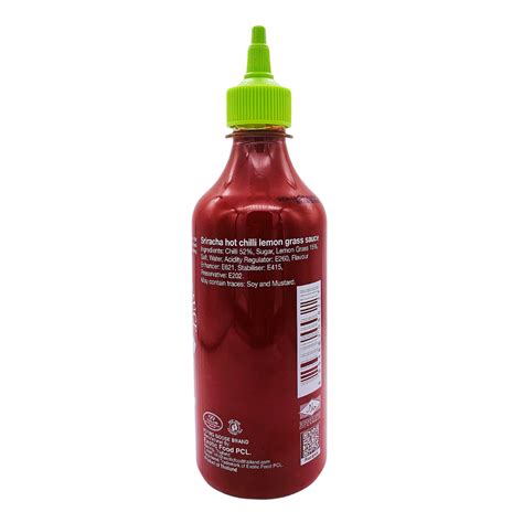 Thai Lemon Grass Sriracha Chilli Sauce 455ml By Flying Goose Thai Food Online Authentic Thai