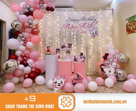 9 Cách Trang Trí Sinh Nhật Tại Nhà đơn Giản đẹp Phụ Kiện Trang Trí