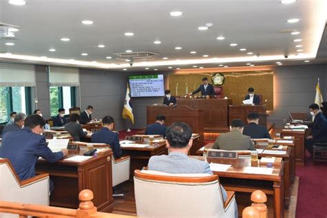 담양군의회 제315회 임시회 개회 담양군민신문