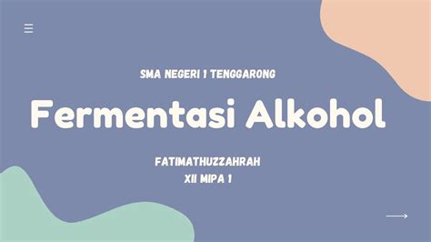 Praktikum Fermentasi Alkohol Youtube