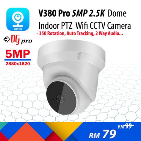 V Pro Mp X P Indoor Dome Wireless Wifi Cctv Camera