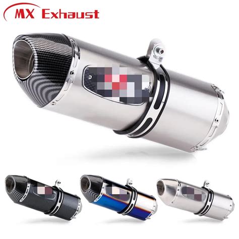 Inlet 51mm Silenciador De Escape Yoshimura Para Motocicleta Universal