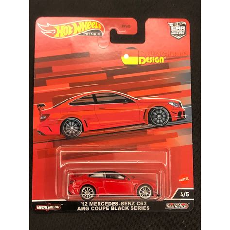 超商 日內出貨 EXP 風火輪 Hot Wheels 膠胎 BENZ C AMG BLACK 蝦皮購物
