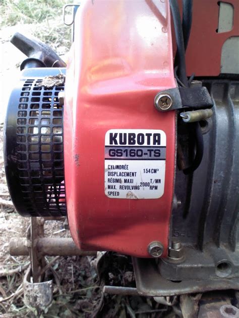 Motoculteur Kubota T Les Motoculteurs