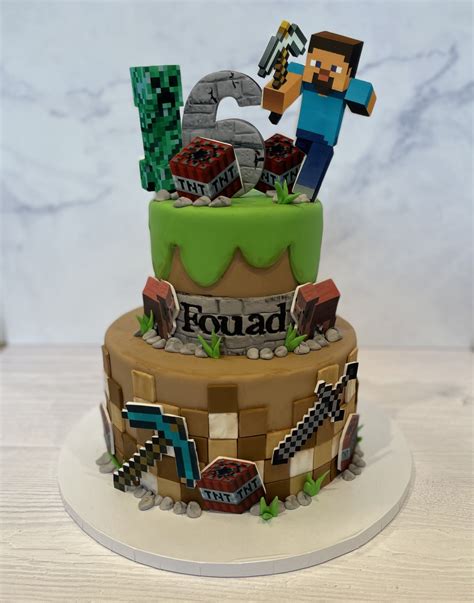 Minecraft Fondant Taart Enjoy Cakes