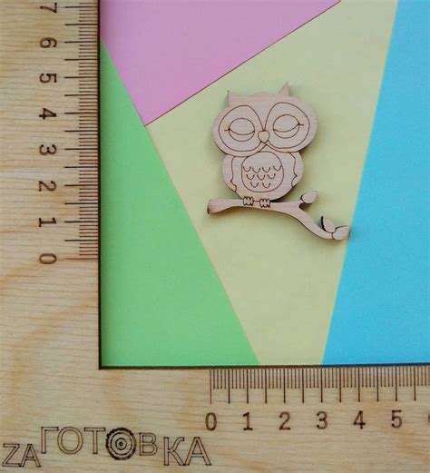 Арт. G-15. Деревянные заготовки. Заготовка для броши. Wood billets ...