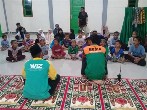 Obati Rasa Cemas Korban Banjir Torue Laznas Wiz Adakan Trauma Healing