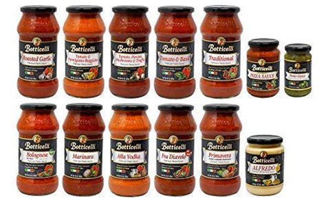 Botticelli Roasted Garlic Pasta Sauce 2 Pack Premium Italian Spaghetti Sauce Tomato Sauce