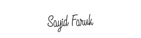 96+ Sayid Faruk Name Signature Style Ideas | FREE Online Autograph