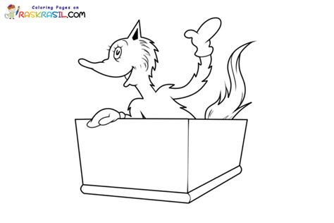 Fox In Socks Coloring Pages Free Printables