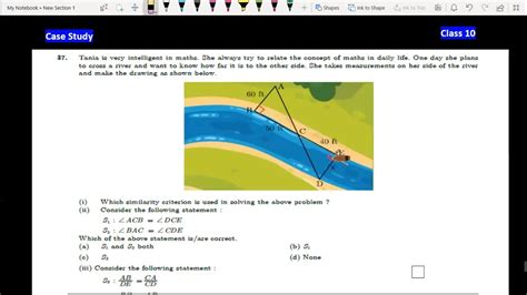 Tania Is Very Intelligent In Maths Case Study Based On Triangles