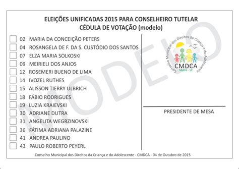 Topo 69 Imagem Modelo Da Cédula De Votação Vn