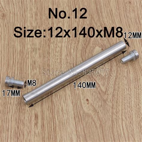 Dhl Diameter 12x140mm 200pcs Stainless Steel Double Head Hollow Screw Acrylic Billboard