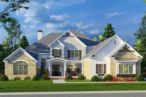 New American House Plan With 2 Story Foyer And Great Room 70756mk Architectural Designs