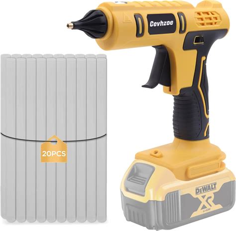 Amazon Hot Glue Gun Cordless Glue Gun Full Size Hot Glue Gun For Dewalt V Lithium Ion