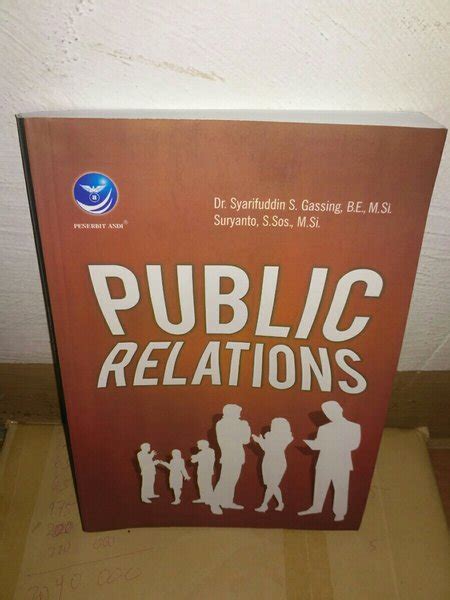 Jual Buku Original Public Relation Karangan Dr Syarifuddin S Gassing