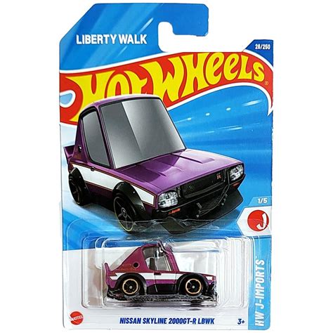Hot Wheels Básico Mattel HW J Imports Nissan Skyline GT R Liberty Walk Tooned Lote A