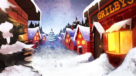 Undertale Snowdin Wallpaper