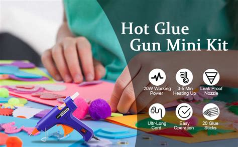 Hot Glue Gun Kit Mini Mini Hot Glue Guns Kit With Sticks Melt Glue